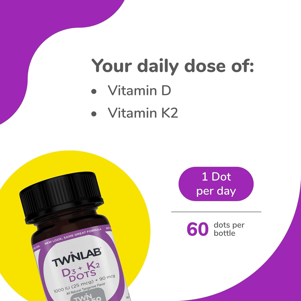 Tabletas de Vitamina D3 Twinlab