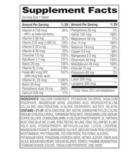 tabletas de vitaminas y minerales esenciales