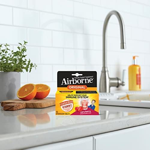 tabletas efervescentes Airborne para refrescarte