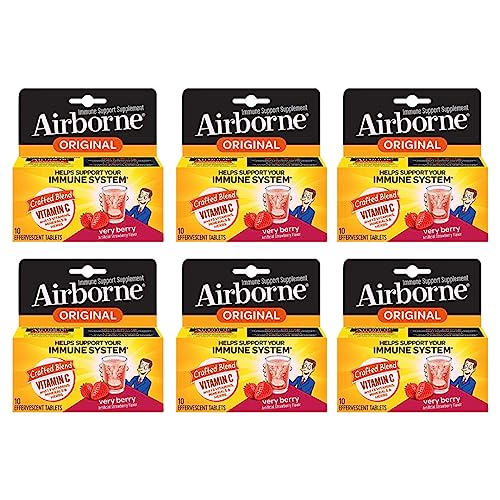 tabletas efervescentes Airborne para vitamina C