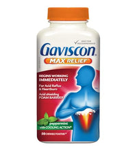 tabletas gaviscon max alivio rápido de acidez