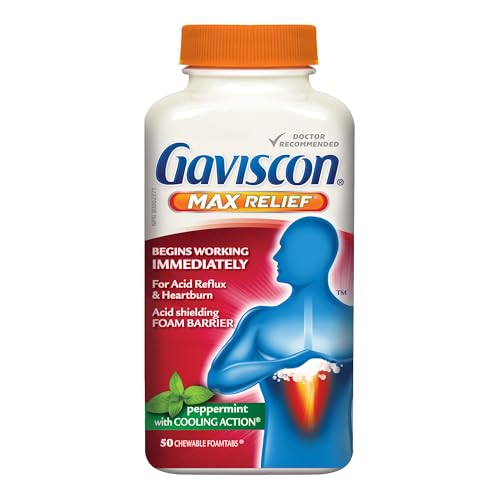 tabletas gaviscon max alivio rápido de acidez