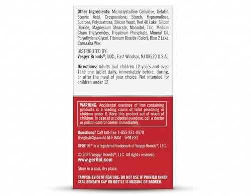tabletas geritol para salud diaria