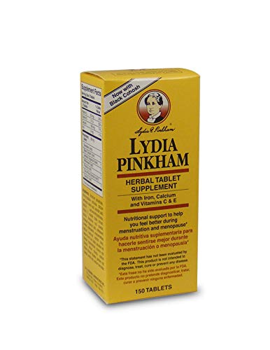 tabletas herbal Lydia Pinkham menstruación