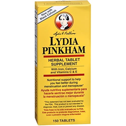 tabletas herbales Lydia Pinkham beneficios
