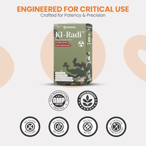 tabletas KI-Radi para emergencias