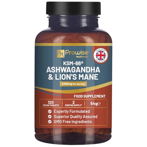 tabletas KSM-66 de ashwagandha natural