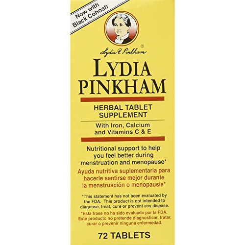 tabletas Lydia Pinkham para equilibrio hormonal