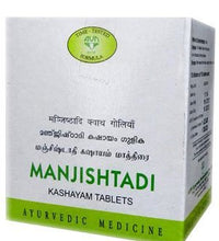 tabletas manjishtadi kashayam para salud