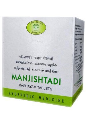 tabletas manjishtadi kashayam para salud