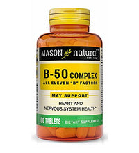 tabletas mason vitamins super b 50 beneficios para la energía
