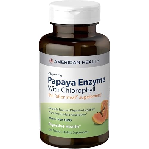 tabletas masticables de enzimas de papaya