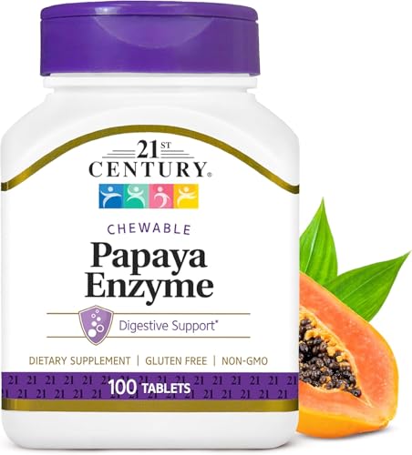 tabletas masticables de enzimas digestivas