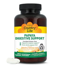 tabletas masticables de papaya