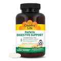 tabletas masticables de papaya