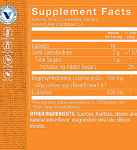 tabletas masticables de regaliz natural