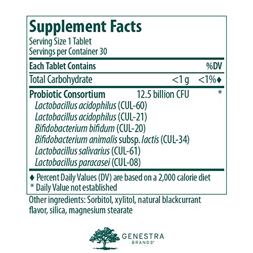 tabletas masticables para flora intestinal