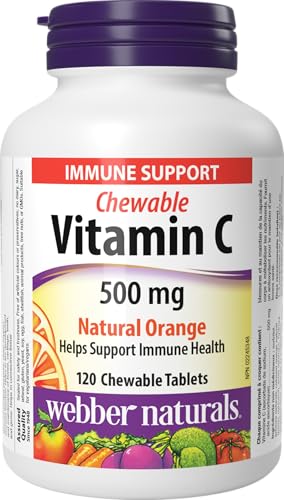 tabletas masticables vitamina C sabor naranja