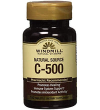 tabletas naturales Windmill C-500 vitamina B12