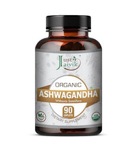 tabletas orgánicas de ashwagandha para bienestar
