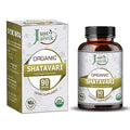 Tabletas Orgánicas Just Jaivik Shatavari para equilibrio hormonal