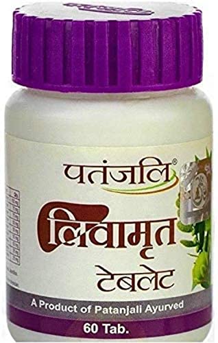 tabletas Patanjali Livamrit para salud integral