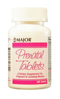 tabletas prenatales MAJOR para embarazadas