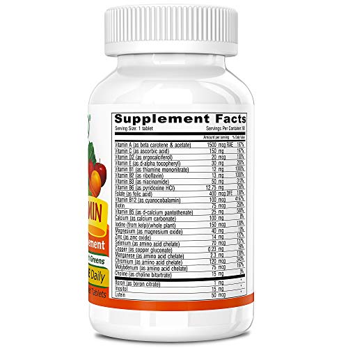 tabletas recubiertas de vitaminas esenciales