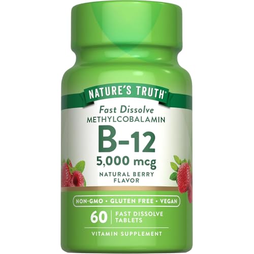 tabletas sublinguales B12 sabor berry