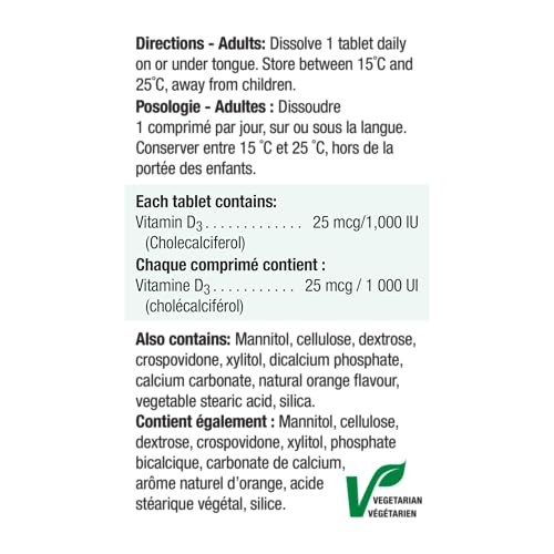 Tabletas sublinguales fáciles de tomar