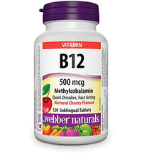 tabletas sublinguales vitamina B12 sabor cereza