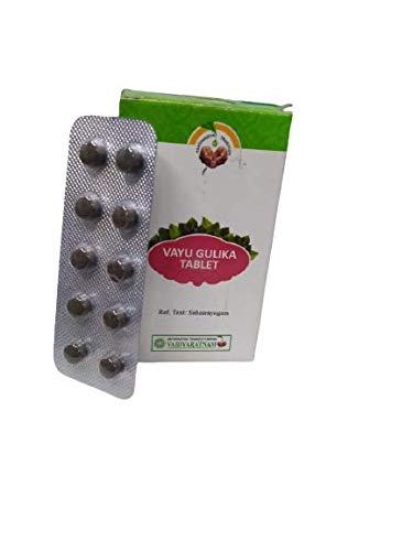 tabletas Vaidyaratnam Vayu Gulika con minerales esenciales