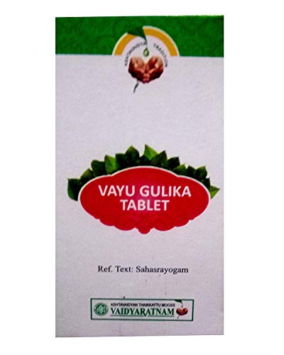 tabletas Vaidyaratnam Vayu Gulika para energía
