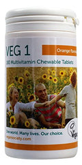 tabletas veg1 multivitaminas naranjas saludables