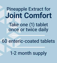 tabletas vegetales de bromelina Life Extension