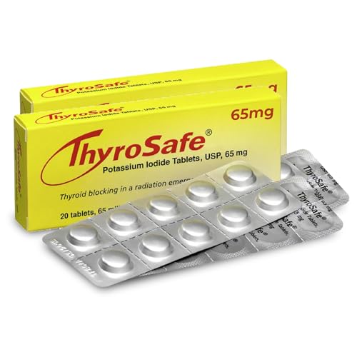 tabletas yoduro de potasio para tiroides