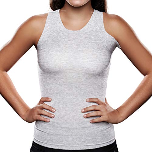 tank v-neck ligero para exhibición