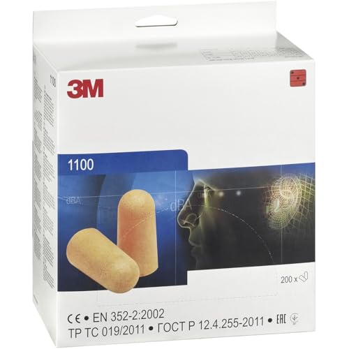 tapones de espuma 3M 1100 cómodos y suaves