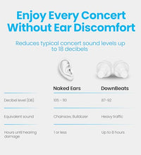 tapones DownBeats para disfrutar sin ruido