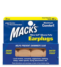 tapones para oídos Mack's confortables