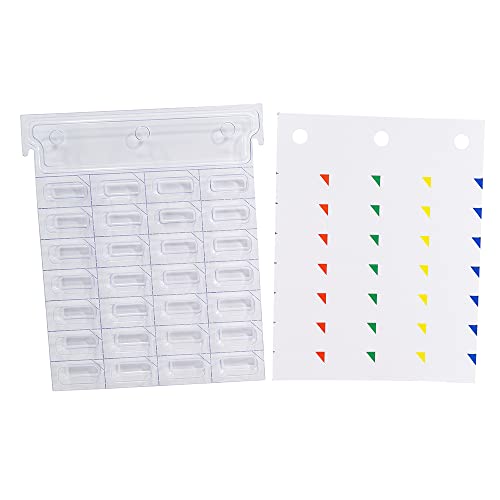 tarjetas de blíster color coded para fácil uso