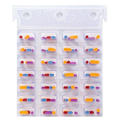 tarjetas de blíster para medicamentos organizadas