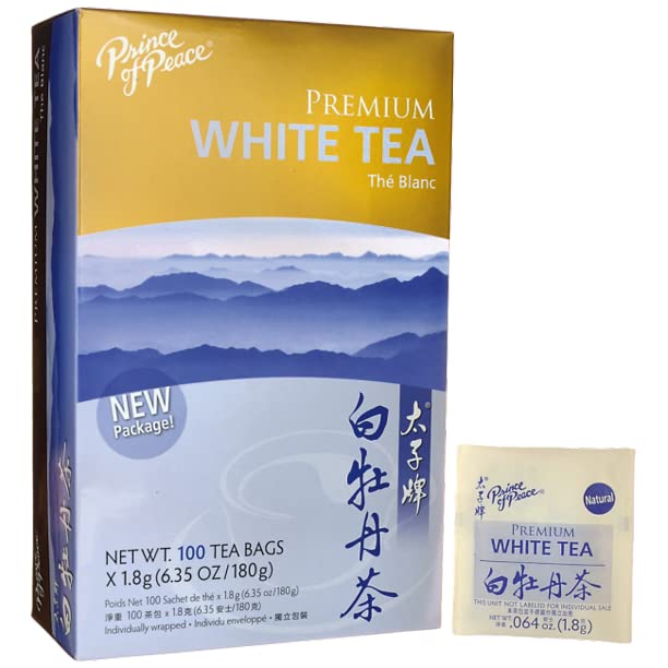 té blanco Prince of Peace en casa