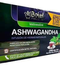 té de ashwagandha para relajación profunda
