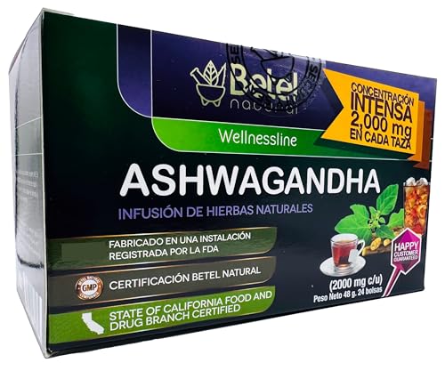 té de ashwagandha para relajación profunda