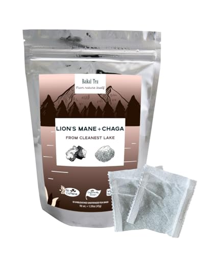 té de baikal con melena de león