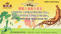 té de ginseng y ginkgo biloba natural