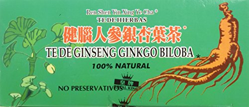 té de ginseng y ginkgo para concentración