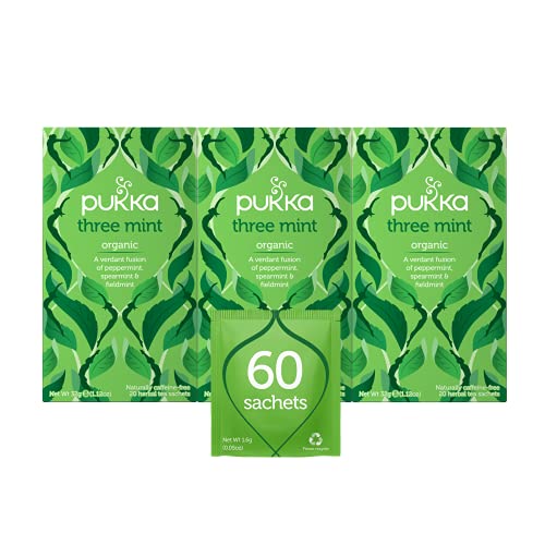 té de hierbas tres menta Pukka