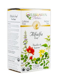 té de hoja de alfalfa orgánico en bolsitas